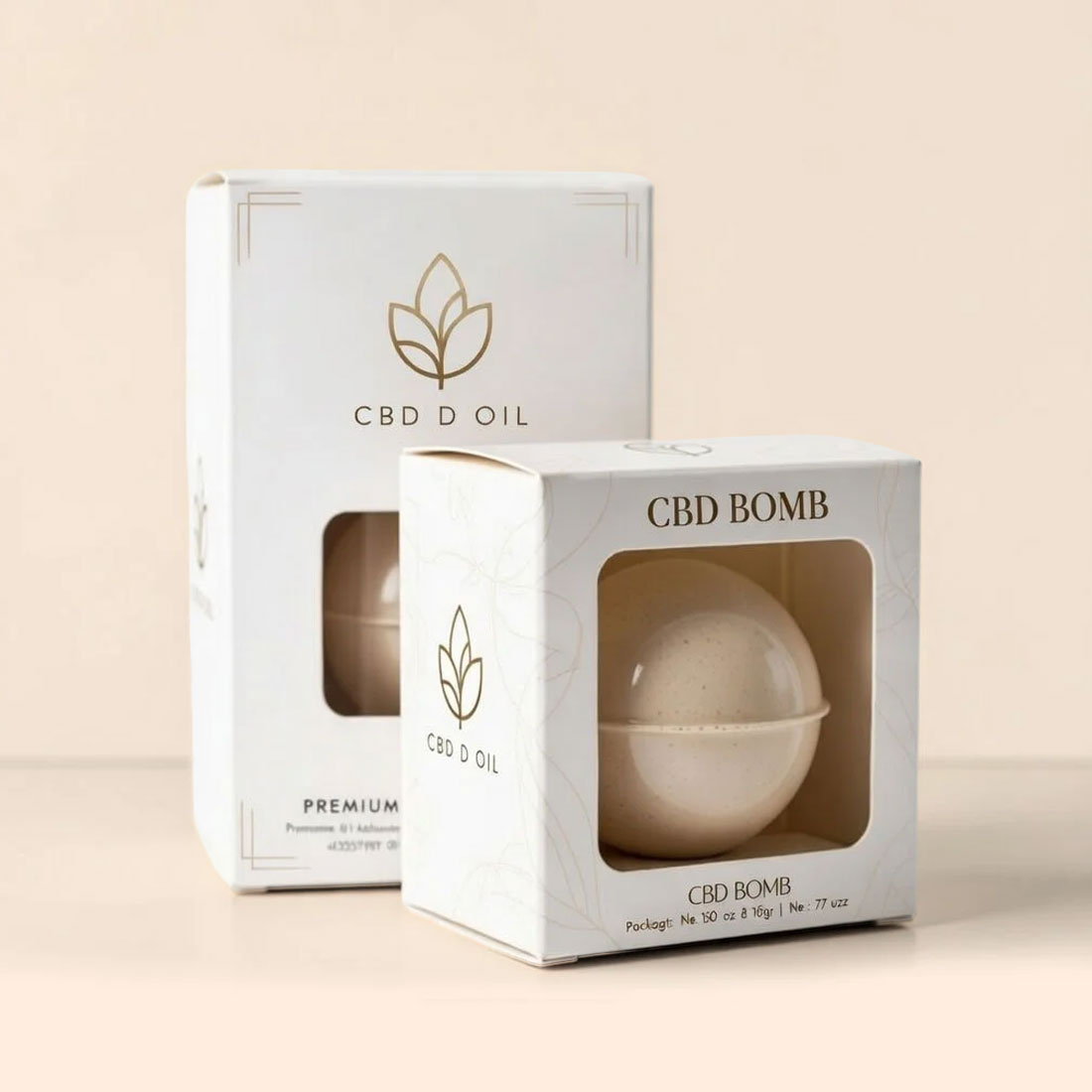Custom CBD Bath Bomb Boxes
