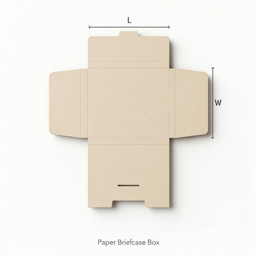 Custom Paper Briefcase