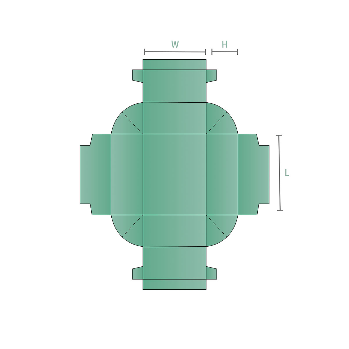 Free Custom Design of Double Wall Tray Box