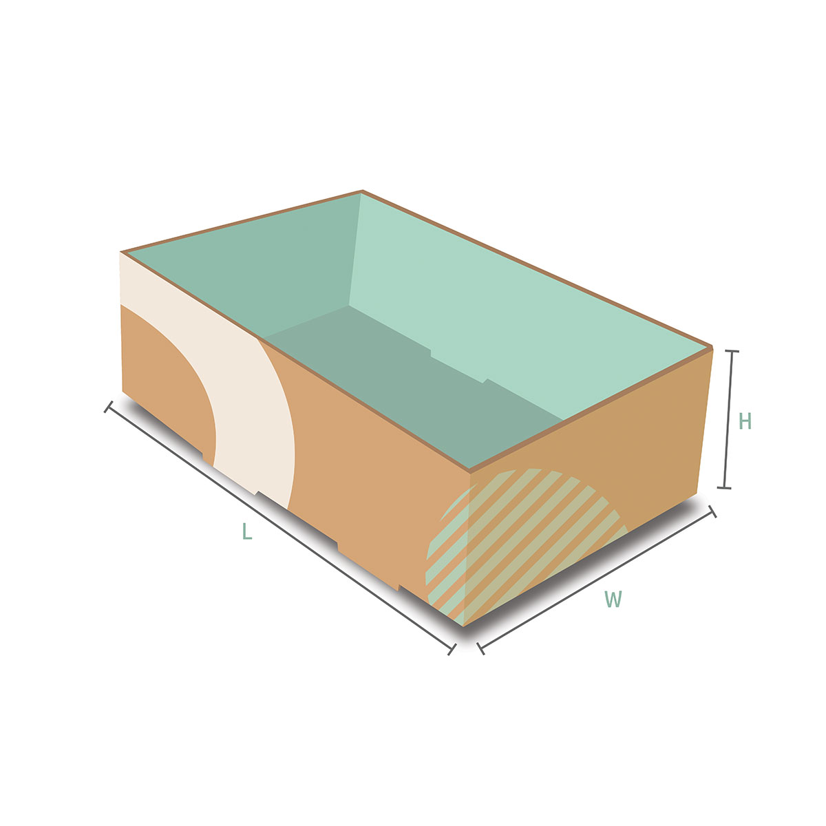 Foot Lock Tray Boxes