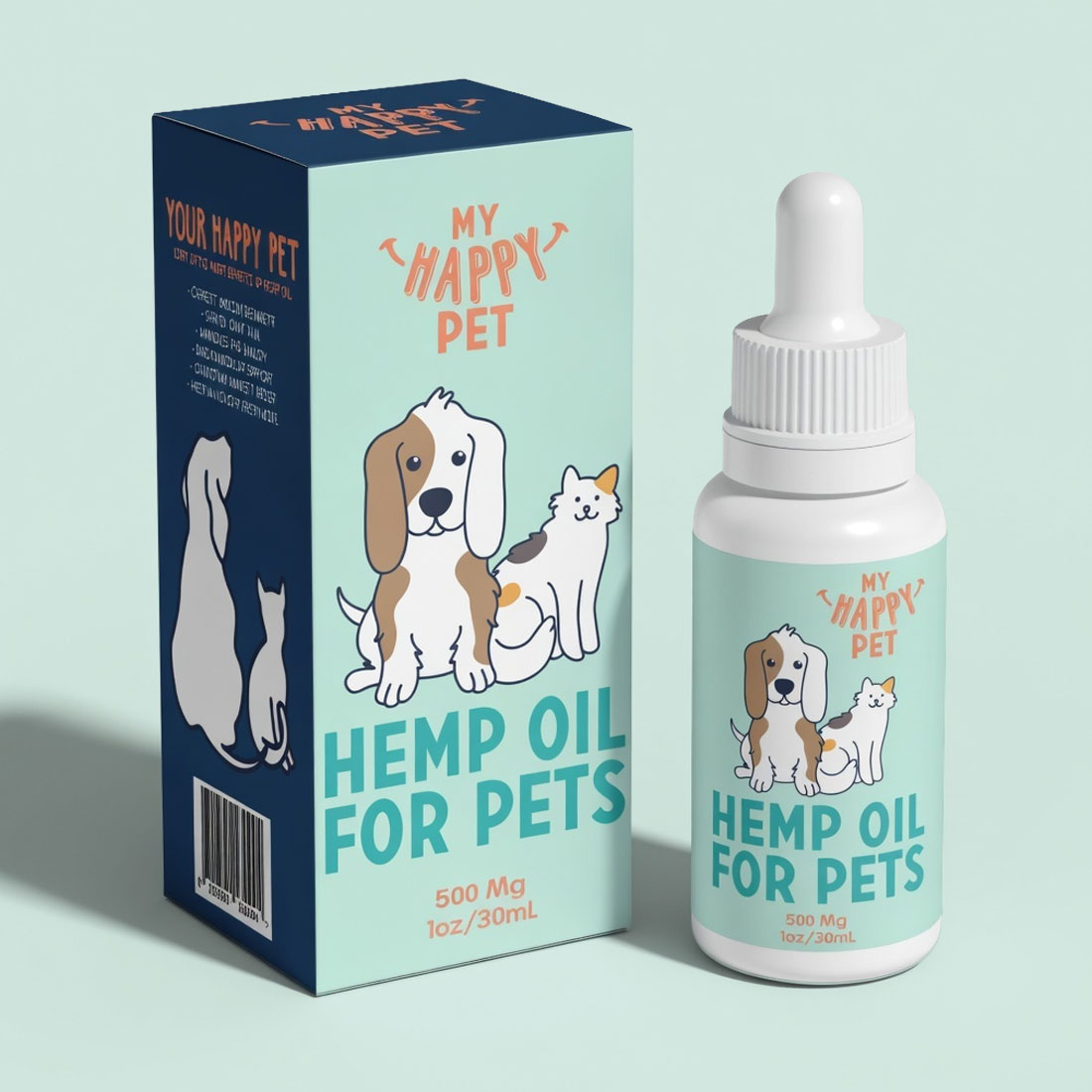 Pet Oil Boxes Packaging