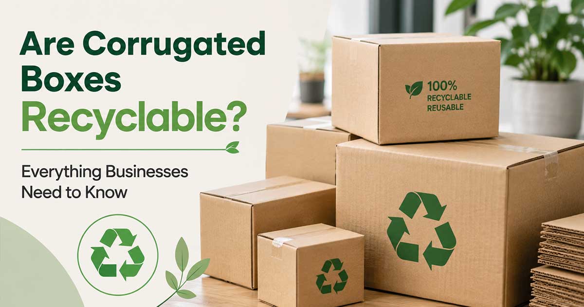 Are Corrugated Boxes Recyclable? UK Guide Blog Featured Image