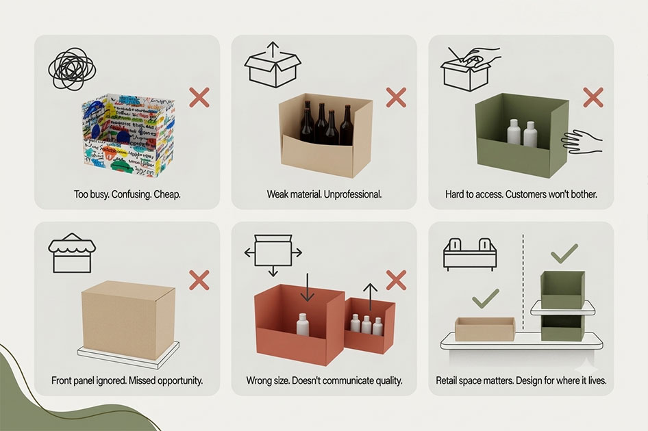 Common Mistakes to Avoid Corrugated Display Boxes