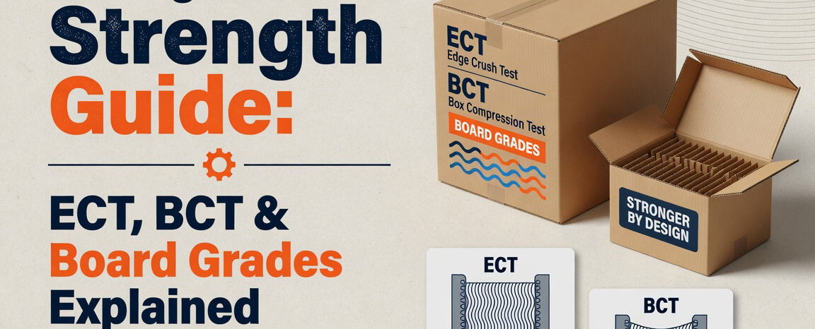 Corrugated Box Strength Guide: ECT, BCT & Board Grades Explained