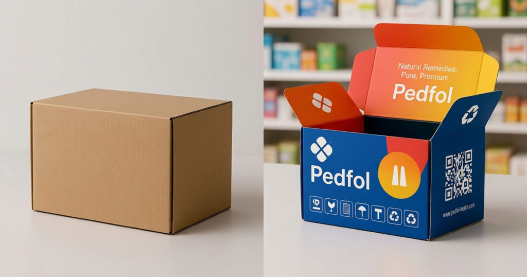 Corrugated box manufacturer offering custom printing