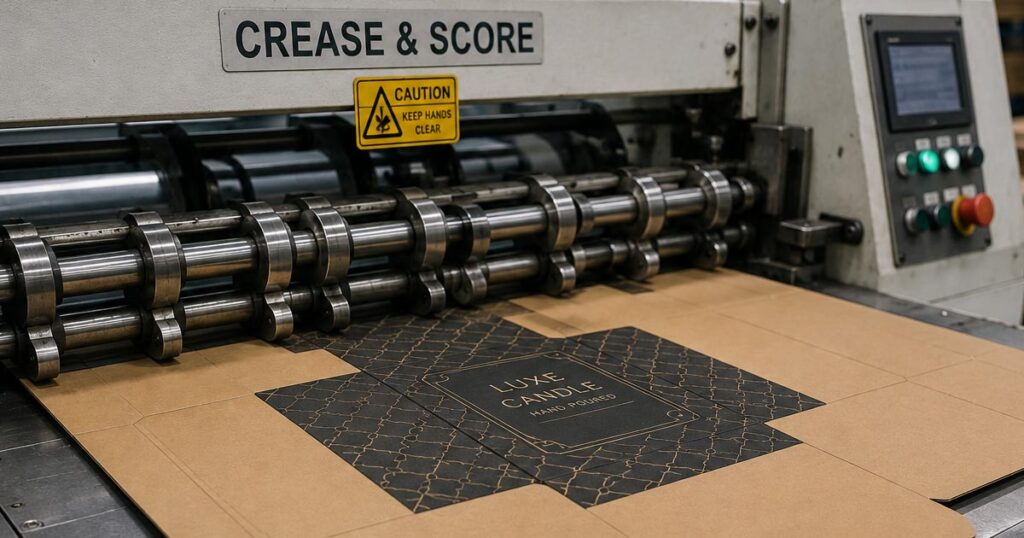 Creasing and Scoring Corrugated Boxes in Uk