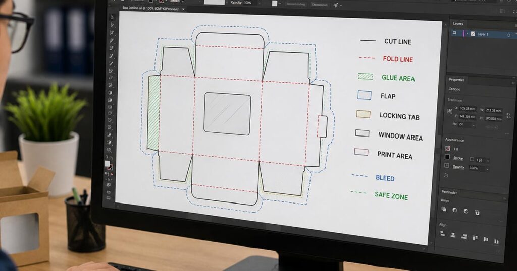 Creating the Box Dieline Corrugated Boxes