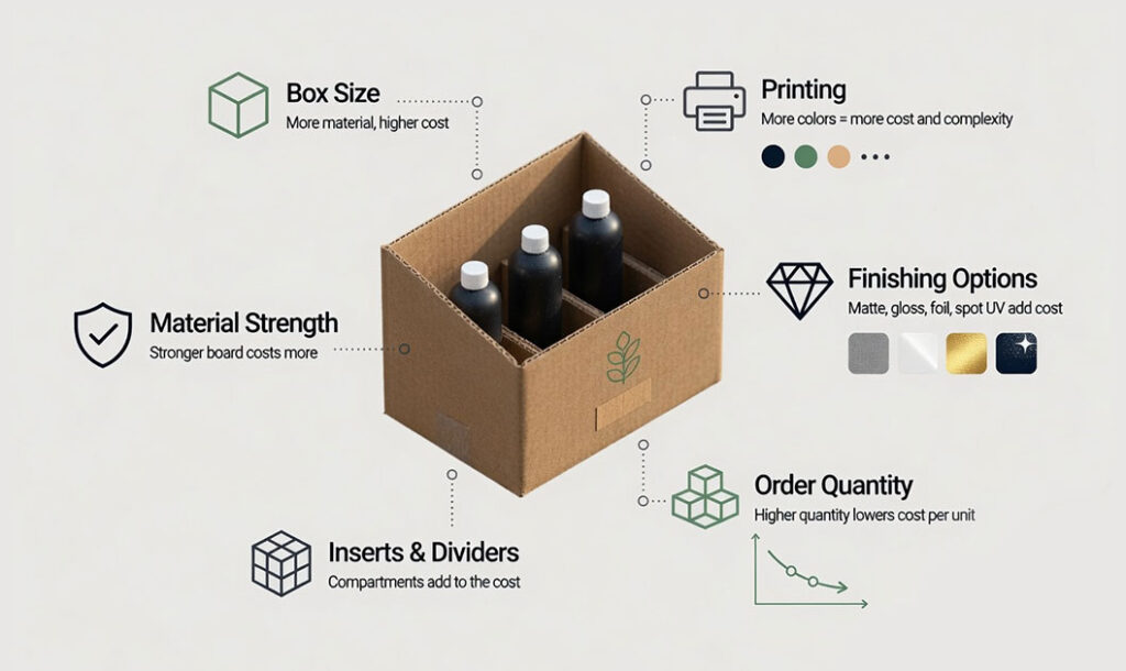What Affects the Cost of Corrugated Display Boxes