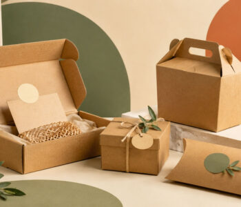 Custom kraft packaging boxes UK for food, gifts, ecommerce and retail products