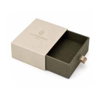 Custom drawer boxes with logo and sliding tray